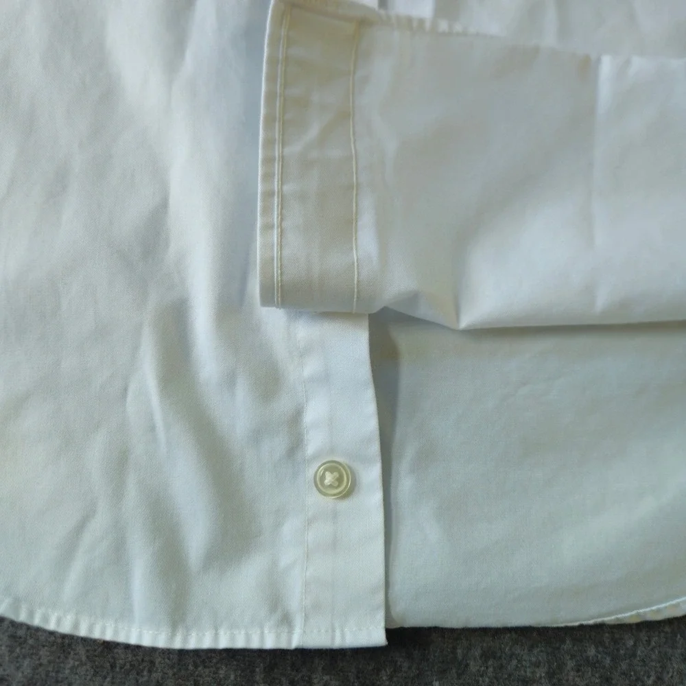 A Cut Above Uniforms Cirrus Pilot Shirt 17.5 XL White Tapered Short Sleeve NWOT